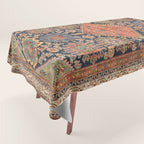 Hamadan  Antique West Persian Rug Print Tablecloth Gallery Image 1