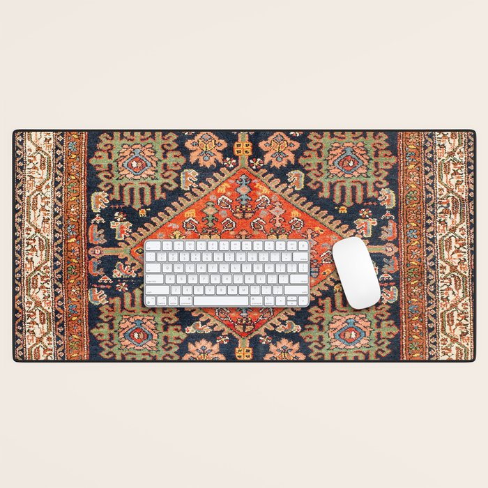 Hamadan  Antique West Persian Rug Print Desk Mat Gallery Image 1