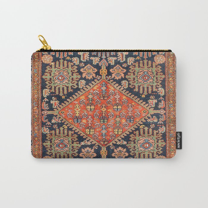Hamadan  Antique West Persian Rug Print Carry All Pouch Gallery Image 1