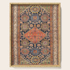 Hamadan  Antique West Persian Rug Print Serving Tray Gallery Image 1
