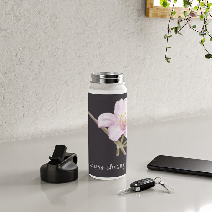 Sakura Cherry Blossom  Water Bottle Gallery Image 4