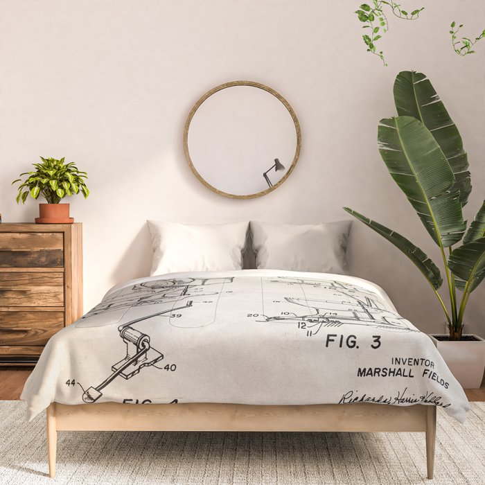 Toilet Seat Patent - Housewarming Bathroom Art - Antique Comforter Gallery Image 3