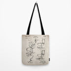 Toilet Seat Patent - Housewarming Bathroom Art - Antique Tote Bag Gallery Image 2