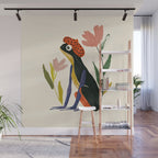 Parisian Frog Wall Mural Gallery Image 1