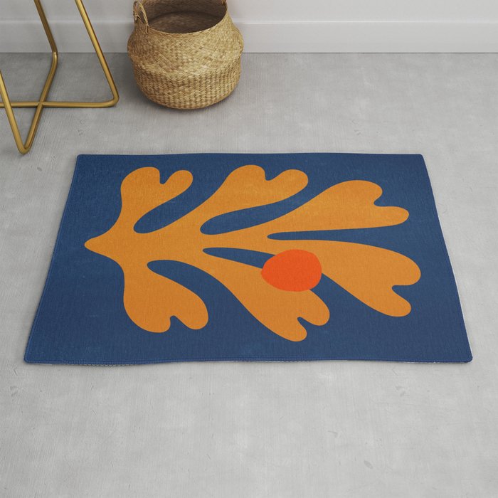 Indigo Sun: Paper Cutouts Matisse Edition Rug Gallery Image 1