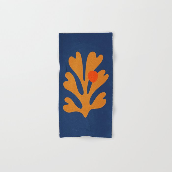 Indigo Sun: Paper Cutouts Matisse Edition Bath Towel Gallery Image 1