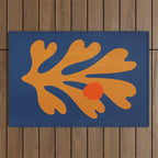 Indigo Sun: Paper Cutouts Matisse Edition Outdoor Rug Gallery Image 1