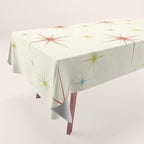 Mid Century Modern Stars 1950s Colors Tablecloth Gallery Image 1