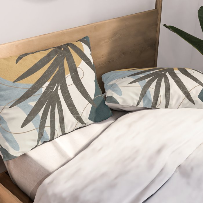 Abstract Tropical Art II Pillow Sham Gallery Image 2