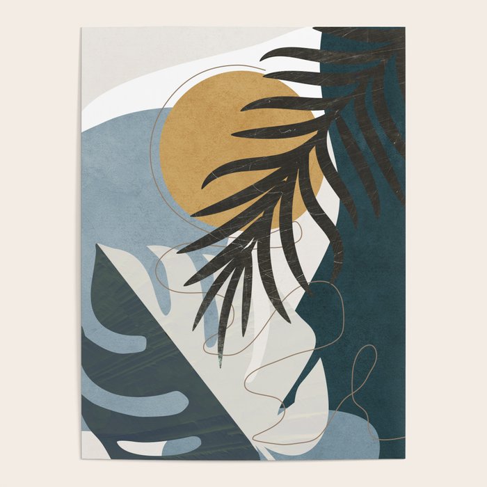 Abstract Tropical Art II Poster Gallery Image 1