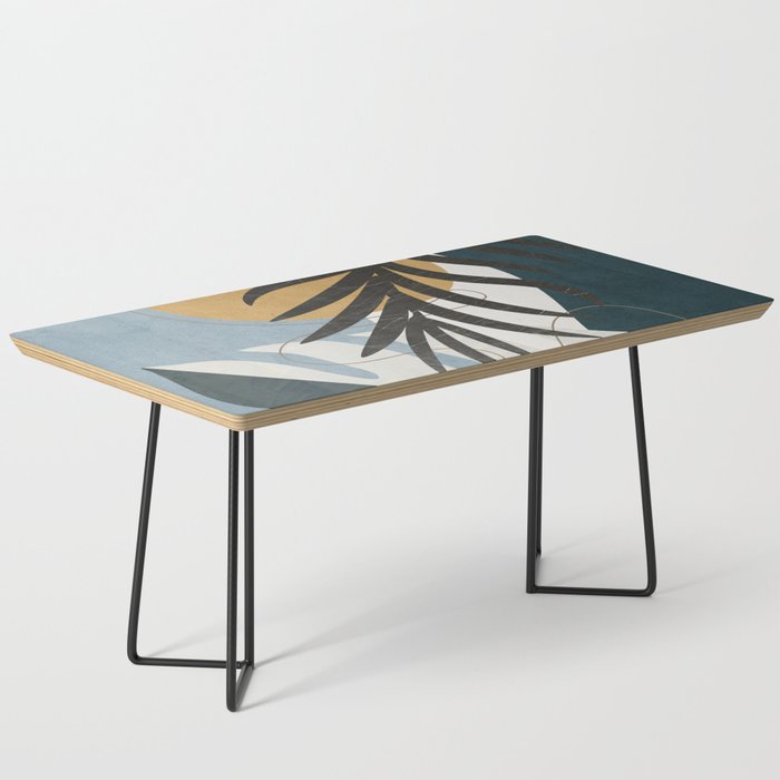 Abstract Tropical Art II Coffee Table Gallery Image 1