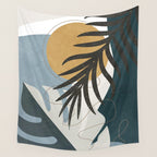 Abstract Tropical Art II Wall Tapestry Gallery Image 4