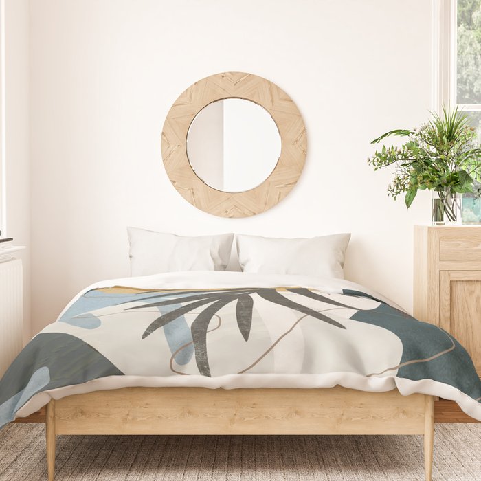 Abstract Tropical Art II Duvet Cover Gallery Image 3