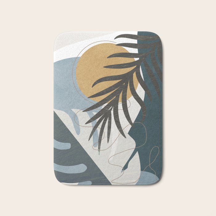 Abstract Tropical Art II Bath Mat Gallery Image 1