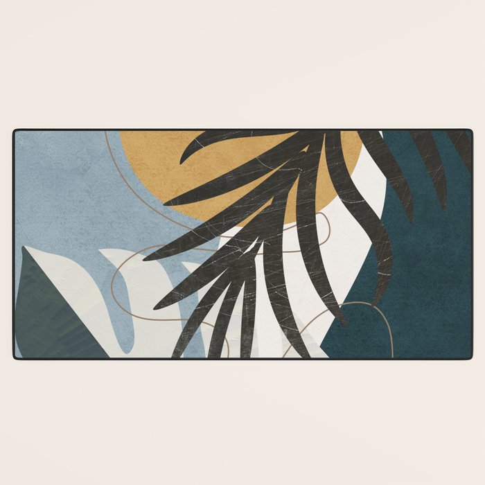 Abstract Tropical Art II Desk Mat Gallery Image 3