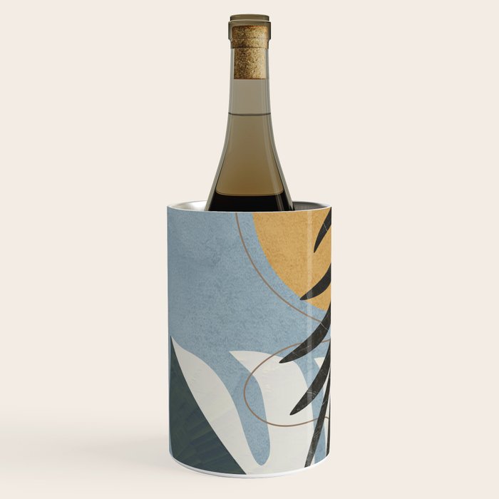 Abstract Tropical Art II Wine Chiller Gallery Image 2