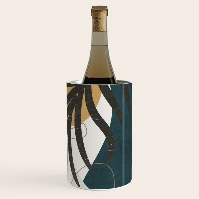 Abstract Tropical Art II Wine Chiller Gallery Image 3