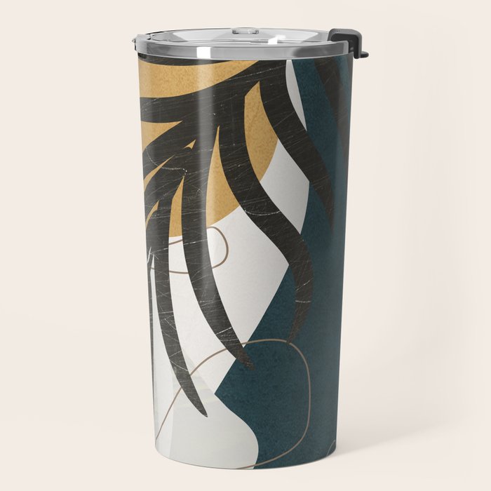 Abstract Tropical Art II Travel Mug Gallery Image 2