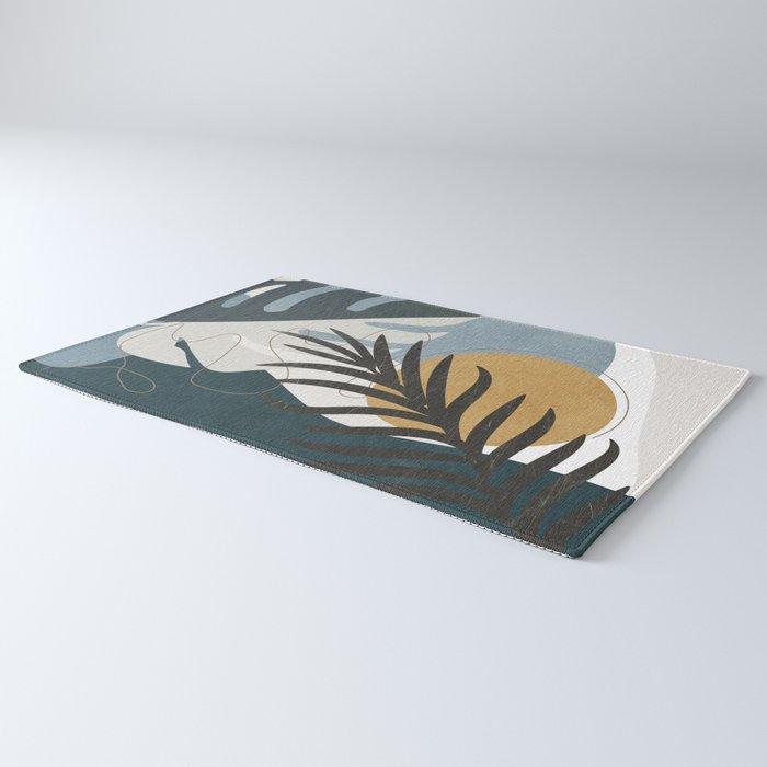 Abstract Tropical Art II Rug Gallery Image 3