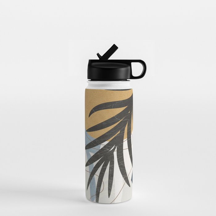 Abstract Tropical Art II Water Bottle Gallery Image 1