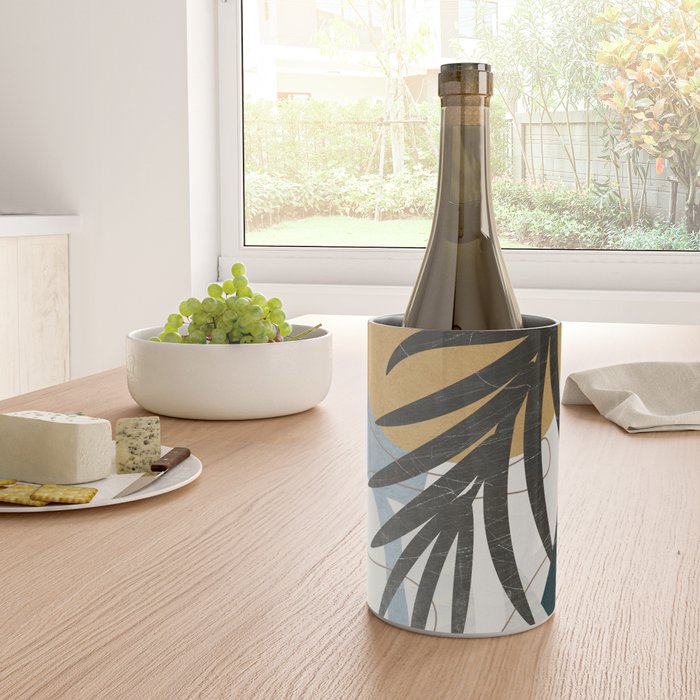 Abstract Tropical Art II Wine Chiller Gallery Image 4