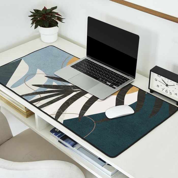 Abstract Tropical Art II Desk Mat Gallery Image 2