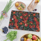 Panther and Floral Pattern XO Cutting Board Gallery Image 2