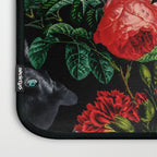 Panther and Floral Pattern XO Laptop Sleeve Gallery Image 3