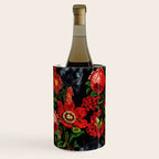 Panther and Floral Pattern XO Wine Chiller Gallery Image 1