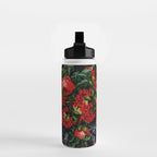 Panther and Floral Pattern XO Water Bottle Gallery Image 2