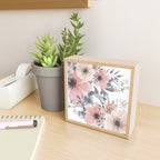 Watercolor, Blush Pink and Peach, Floral Prints Mini Art Print Gallery Image 2