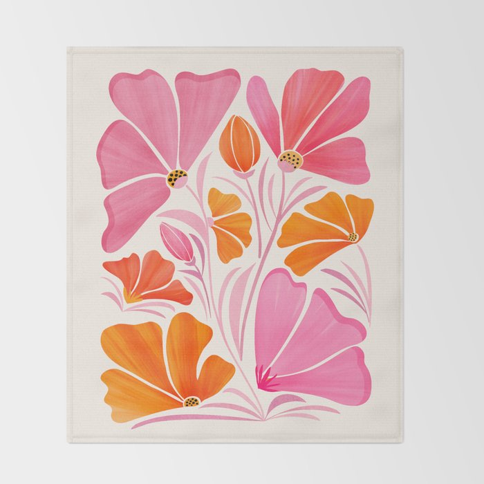 Garden Party Throw Blanket Gallery Image 2