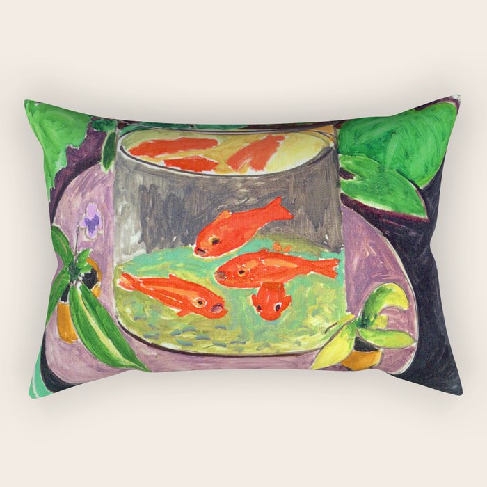 Henri Matisse Goldfish 1912 Rectangular Pillow Gallery Image 1