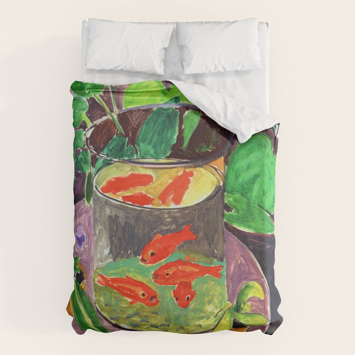 Henri Matisse Goldfish 1912 Duvet Cover Gallery Image 1