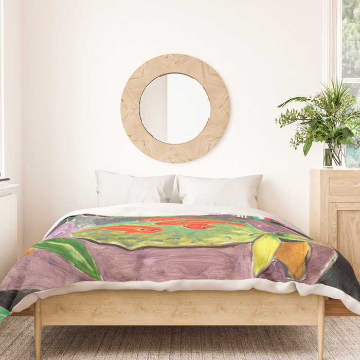 Henri Matisse Goldfish 1912 Duvet Cover Gallery Image 3
