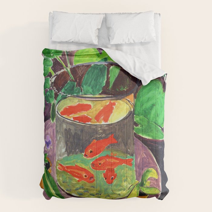Henri Matisse Goldfish 1912 Comforter Gallery Image 6