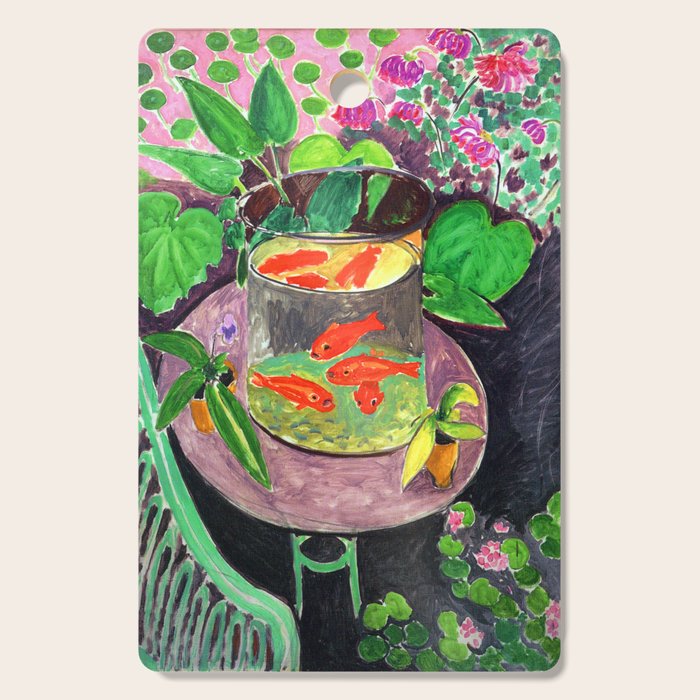 Henri Matisse Goldfish 1912 Cutting Board Gallery Image 1