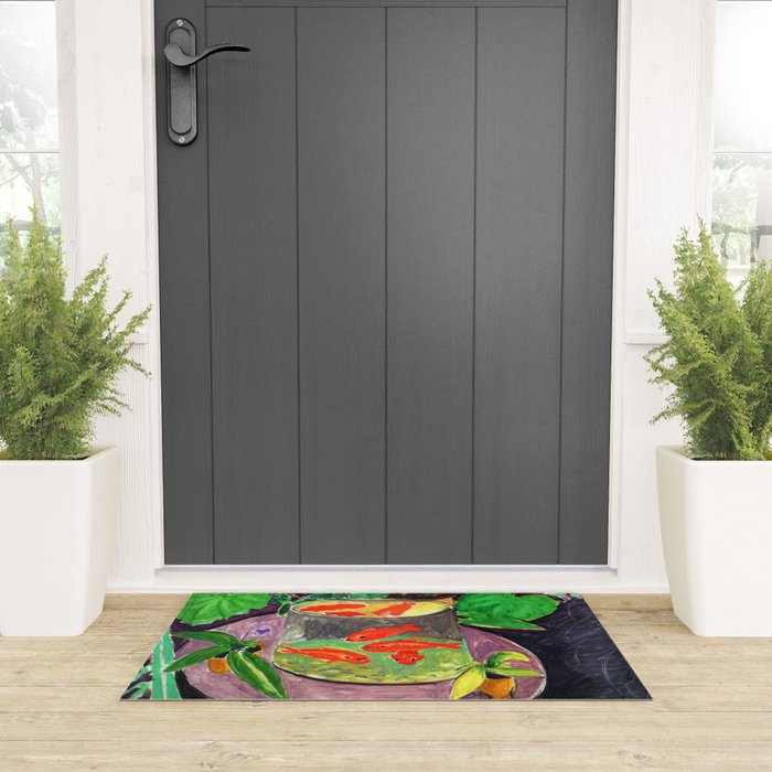 Henri Matisse Goldfish 1912 Welcome Mat Gallery Image 3