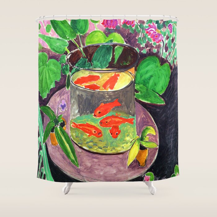 Henri Matisse Goldfish 1912 Shower Curtain Gallery Image 1