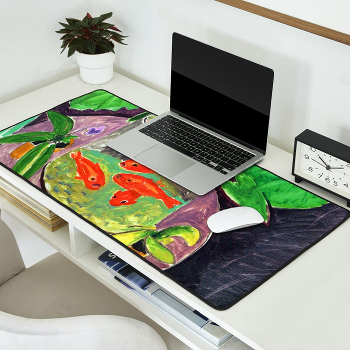 Henri Matisse Goldfish 1912 Desk Mat Gallery Image 2