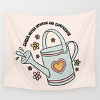 Cancer Zodiac Watering Can Wall Tapestry Gallery Image 4