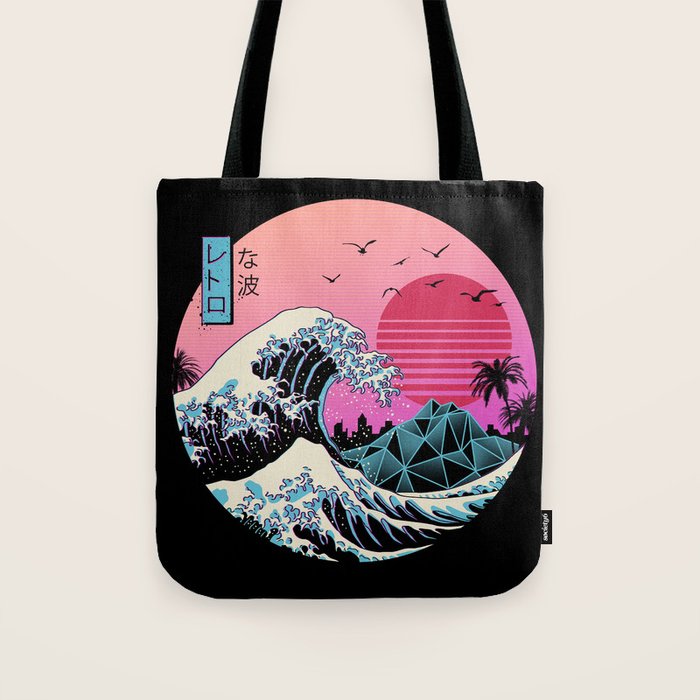 The Great Retro Wave Tote Bag Gallery Image 1