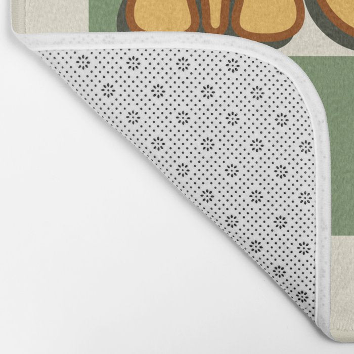 This Must Be The Place (Green Checkerboard) Bath Mat Gallery Image 2