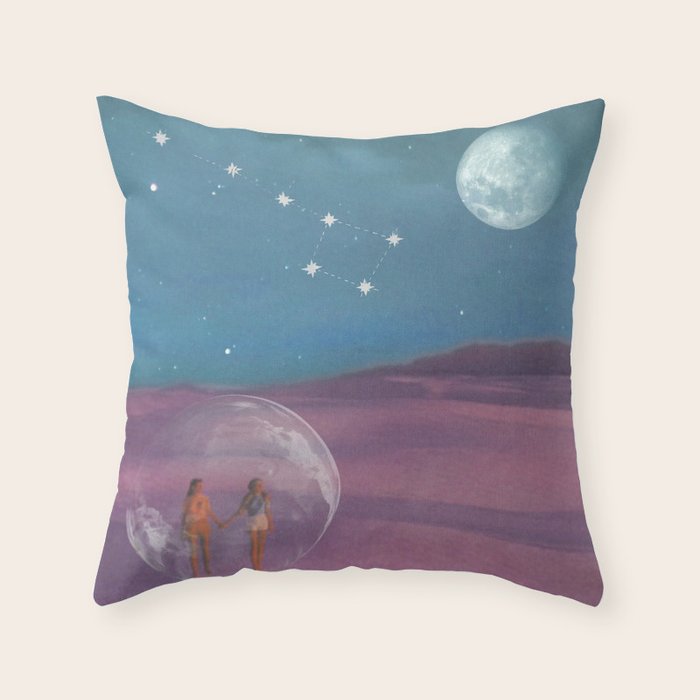 The sun will come out again Throw Pillow Gallery Image 6