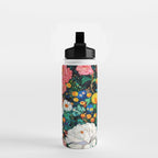 Maximalist Botanical Wall Art Floral Poster Flower Print Dopamine Decor Pink Art Japanese Painting Water Bottle Gallery Image 2