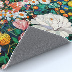 Maximalist Botanical Wall Art Floral Poster Flower Print Dopamine Decor Pink Art Japanese Painting Rug Gallery Image 4