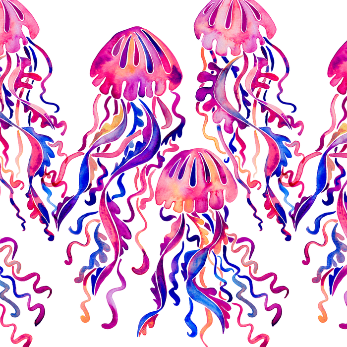 Jellyfish - Magenta Palette Coffee Mug Gallery Image 2