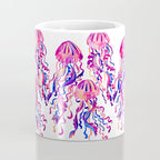 Jellyfish - Magenta Palette Coffee Mug Gallery Image 4
