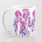 Jellyfish - Magenta Palette Coffee Mug Gallery Image 3