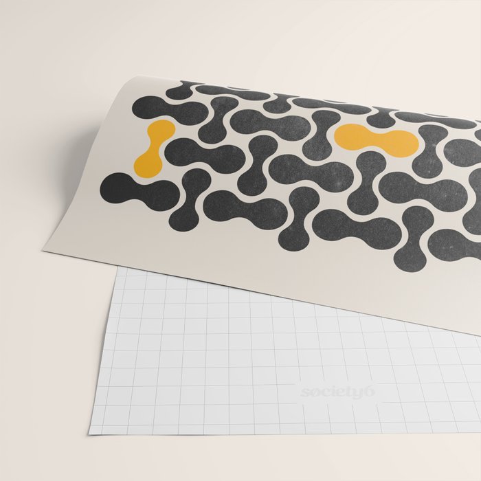 Abstract Mid-Century Pattern Wrapping Paper Gallery Image 2
